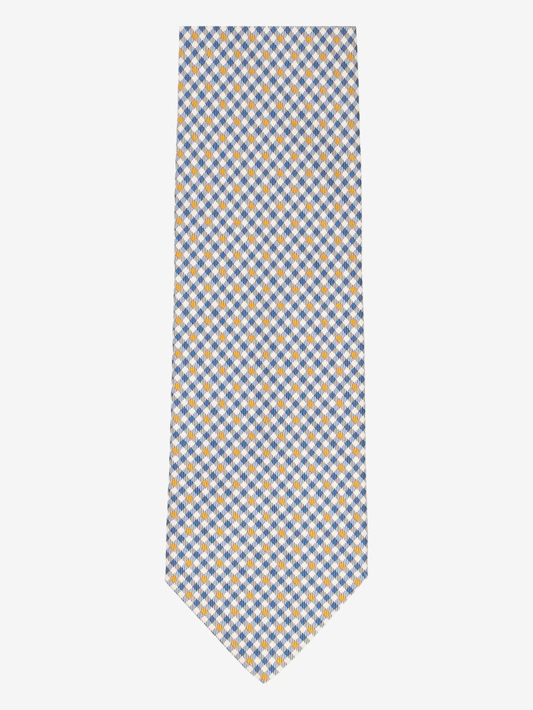 Yves Saint Laurent Geometric Diamond Silk Tie MU260921.93  Yves Saint Laurent 
