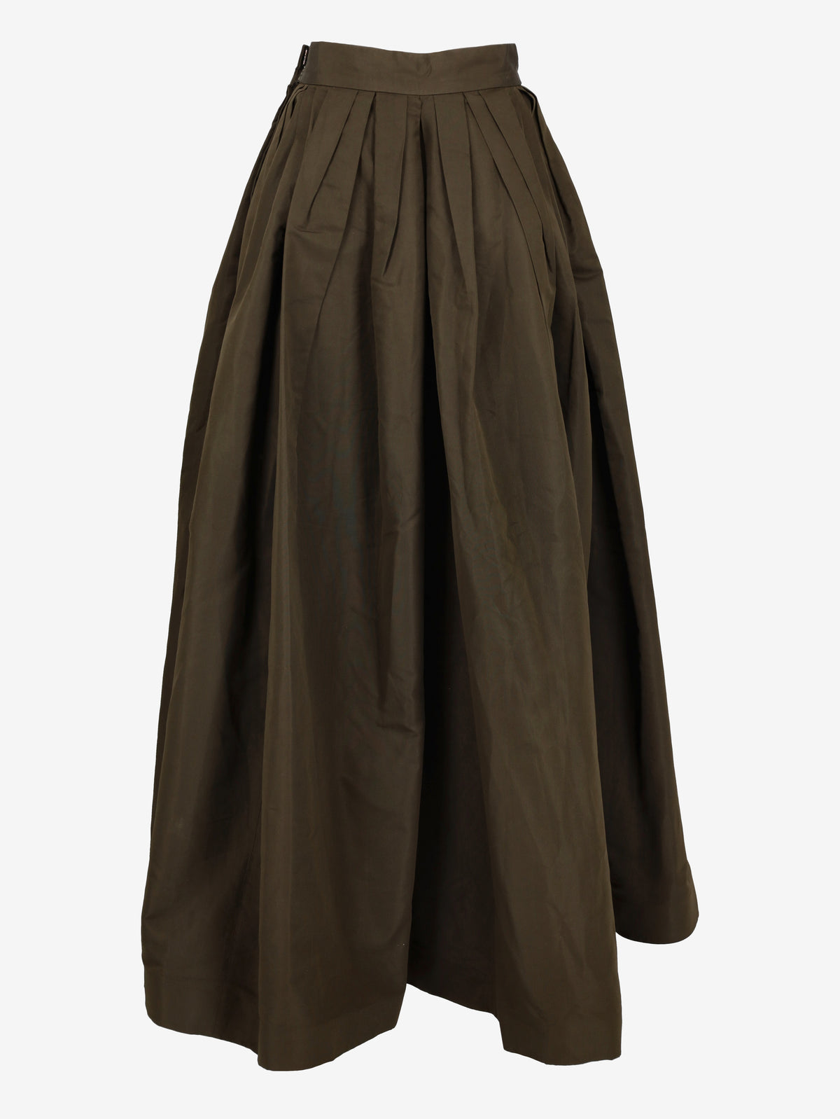 Yves Saint Laurent Voluminous Green Maxi Skirt W2926.26  Yves Saint Laurent 
