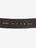 Yves Saint Laurent Suede-Effect Leather Belt with Green Buckle W2926.41  Yves Saint Laurent 