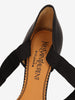 Yves Saint Laurent Rive Gauche D'Orsay Velvet & Leather Ribbon Pumps W2926.50  Yves Saint Laurent 