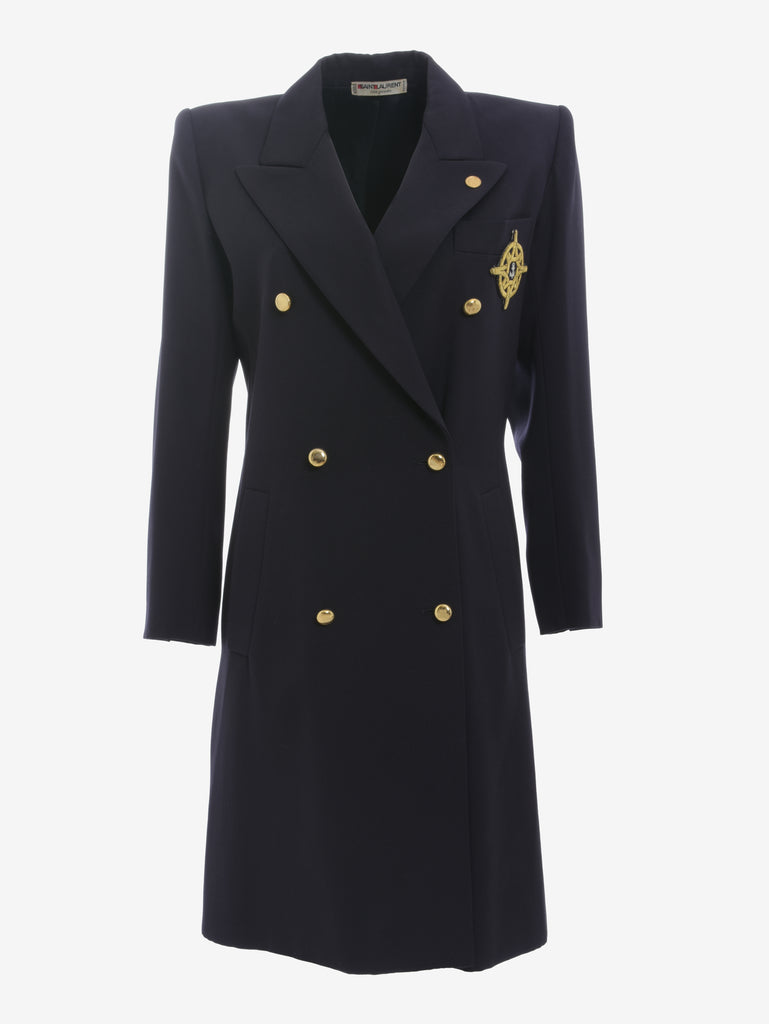 Cappotto da marinaio Yves Saint Laurent - anni '80