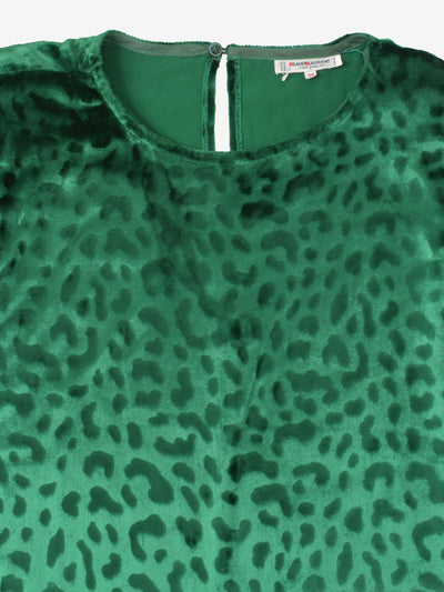 Yves Saint Laurent Green Velvet Blouse - '80s