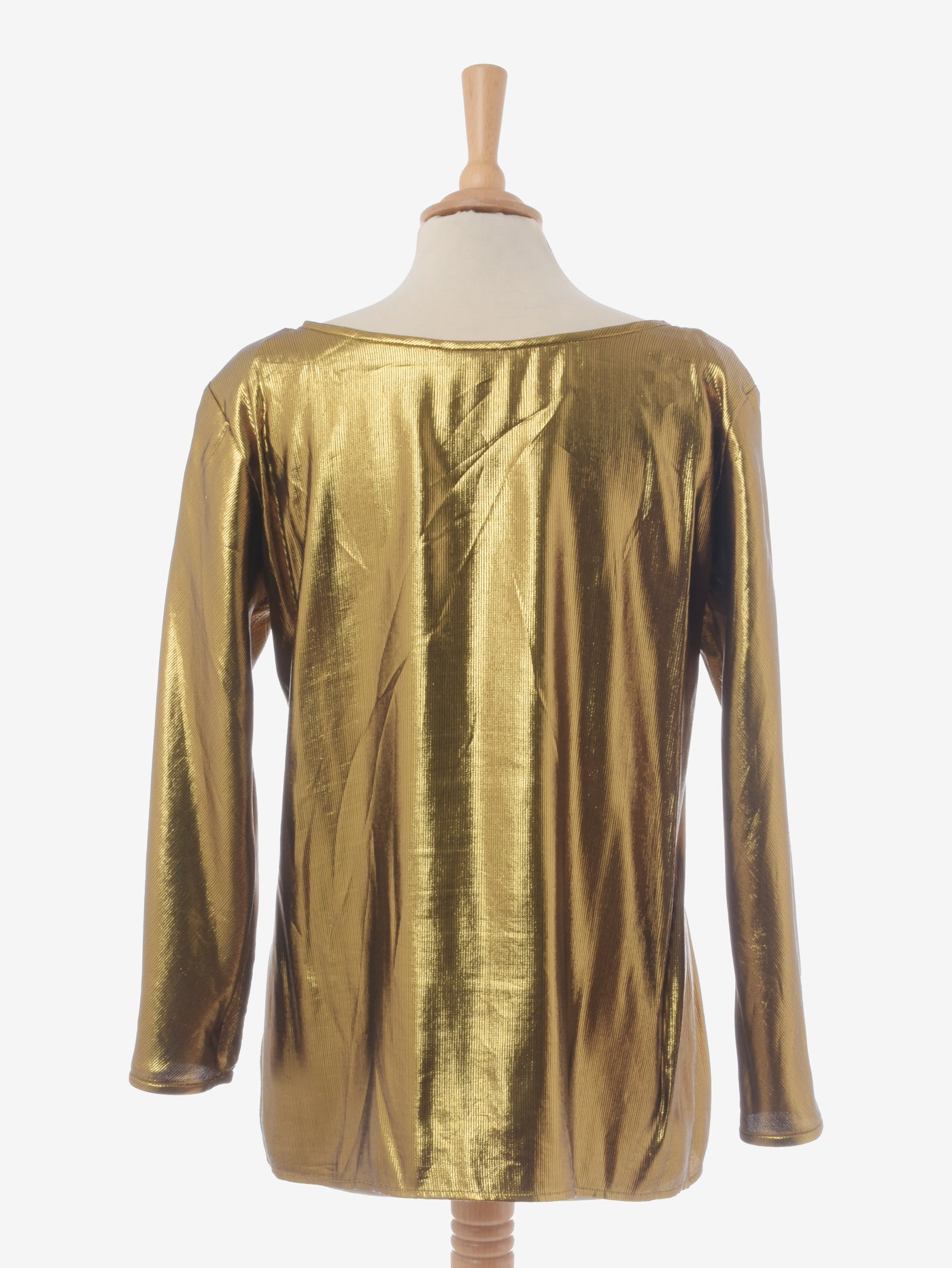 Yves Saint Laurent Gold Blouse - '80s