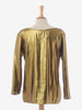 Yves Saint Laurent Gold Blouse - '80s