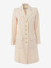 Yves Saint Laurent Cream Coat With Gold Buttons - '80s