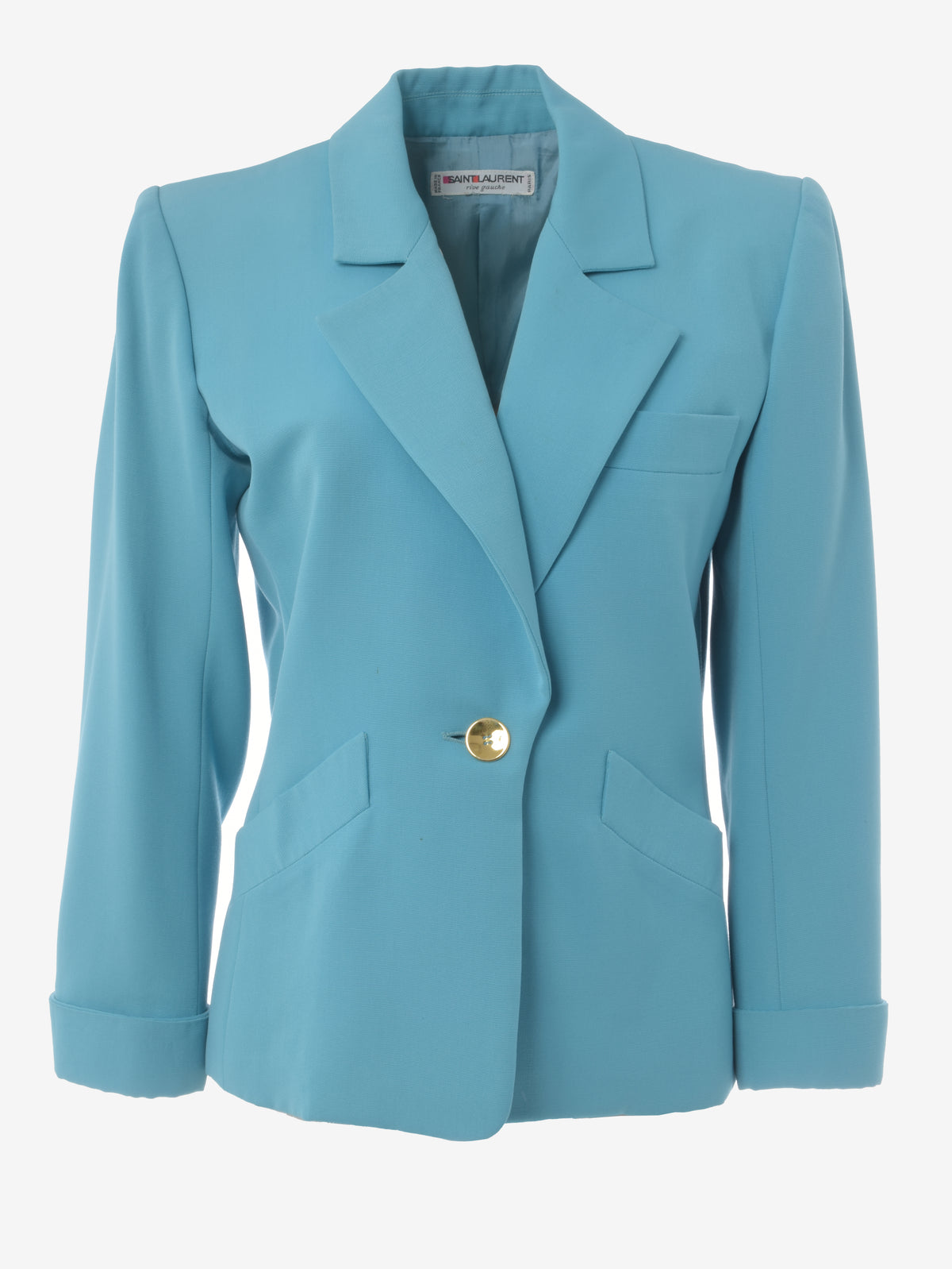 Blazer turchese Yves Saint Laurent - anni '80