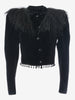 Yves Saint Laurent Jacket With Feathers And Beads - 80s