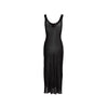 Jean Paul Gaultier long black dress with shoulder straps pre-owned