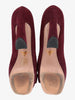 Prada Burgundy Suede Pumps