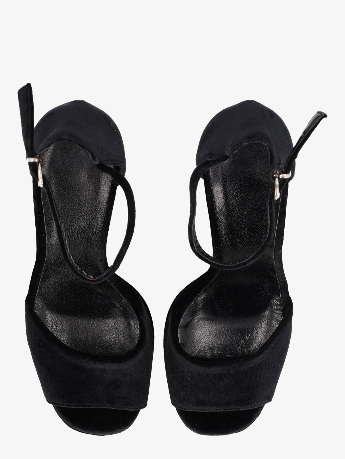 Vintage Black Velvet Pumps