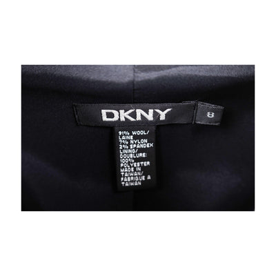 Secondhand DKNY Jacket With Faux Leather Trimmings