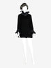 Valentino Boutique Velvet Dress With Feathers