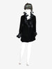 Valentino Boutique Velvet Dress With Feathers
