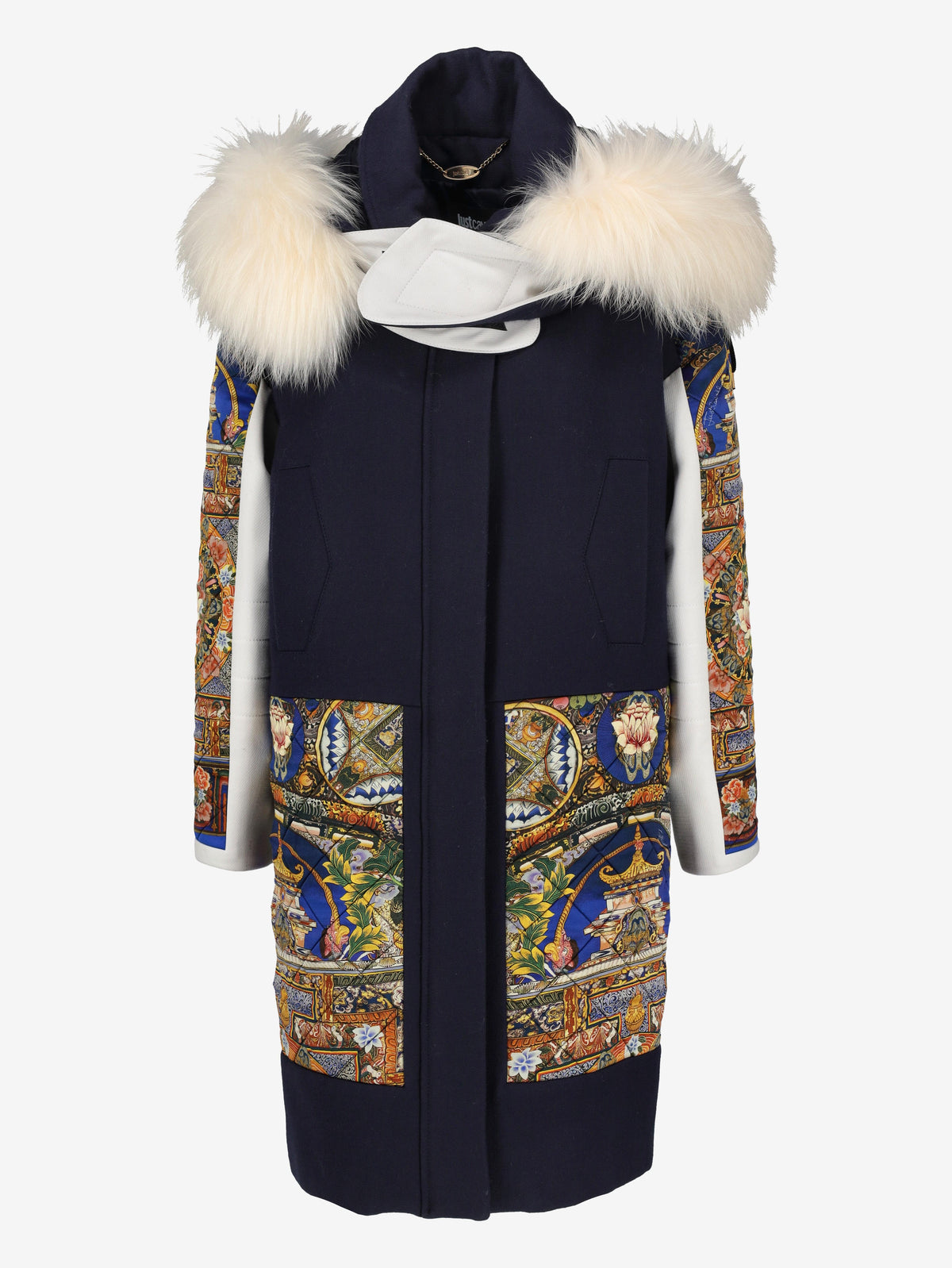 Just Cavalli Patterned Coat CVM26.6.16  Just Cavalli 