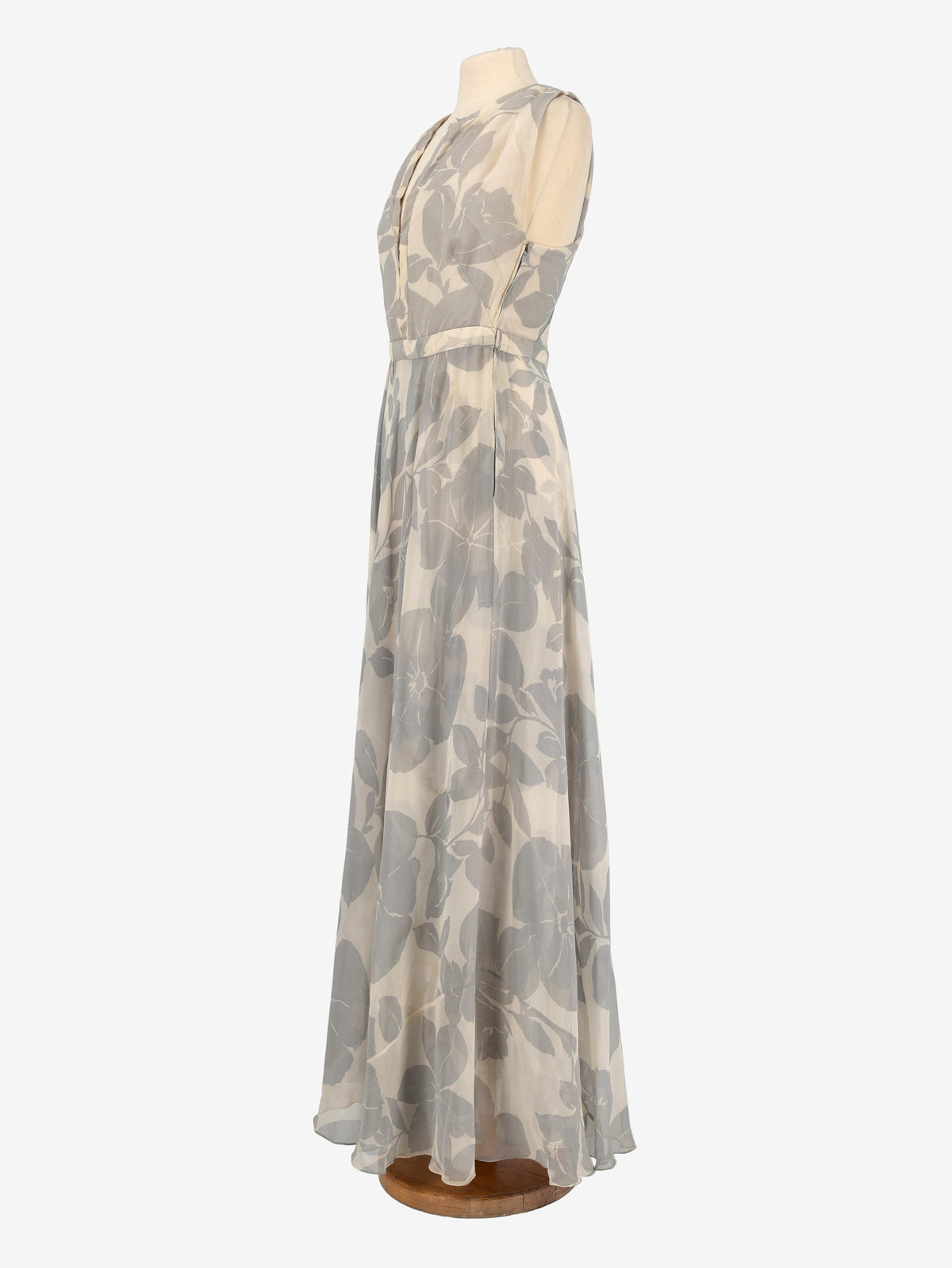 André Laug Grey Floreal  Long Dress WCV151124.13  Andre Laug 