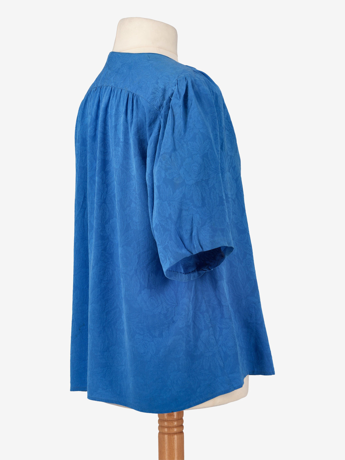 Vintage Blue Flowered Shirt WCV041224.38  Vintage 