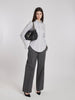 Y2K Gianfranco Ferré striped blouse with bell-shaped sleeves BR002424  Gianfranco Ferré 