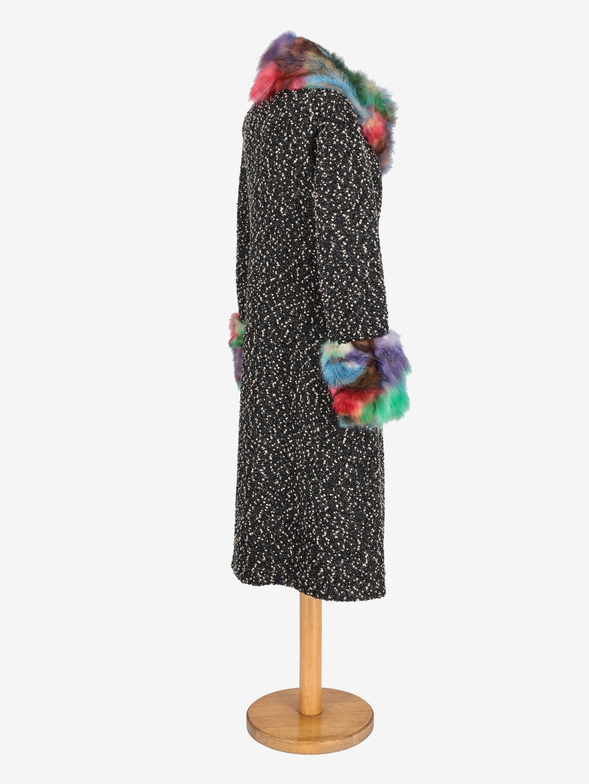 Voyage Coat With Multicolor Fur W2511.58  Voyage 