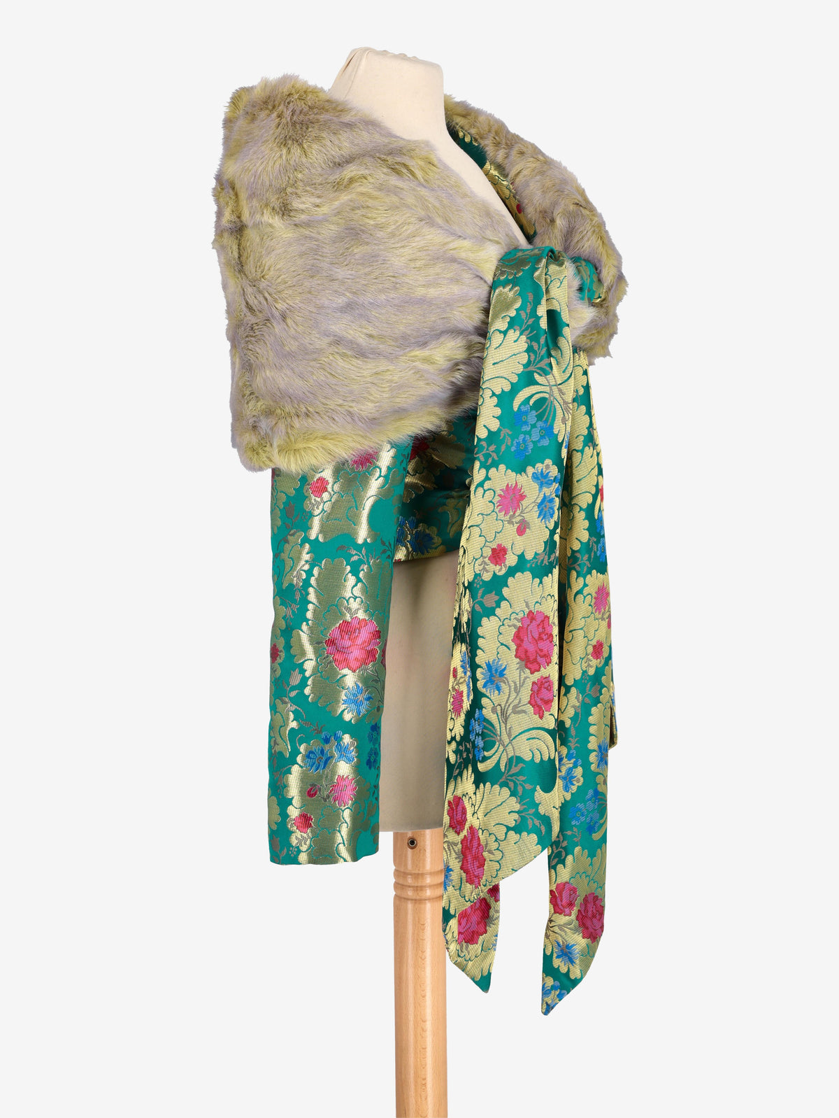 Voyage Oriental Pattern Jacket With Fur W2511.115.02  Voyage 