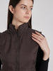 Y2K Fay sleeveless down jacket in dark brown W2202258  Fay 