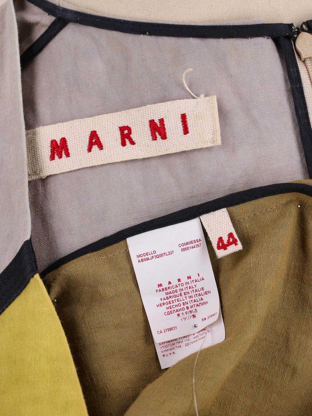 Abito midi in lino Marni - anni '00