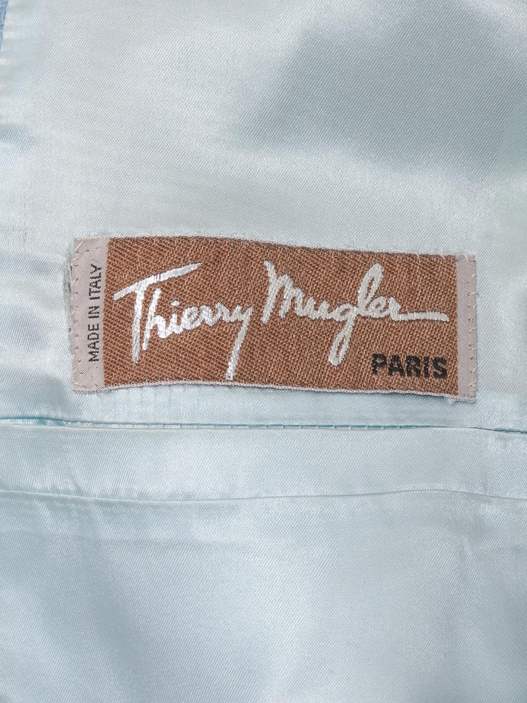 Thierry Mugler 单排扣人字纹夹克
