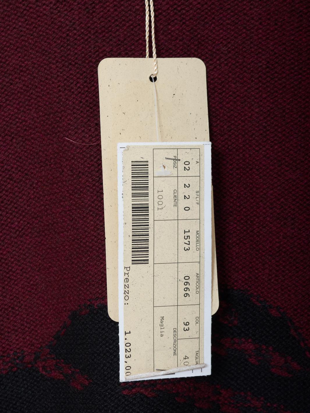 Maglia Krizia in Cashmere Bordeaux