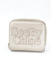 Y2K See by Chloé silver leather wallet W22052606  See By Chloé 