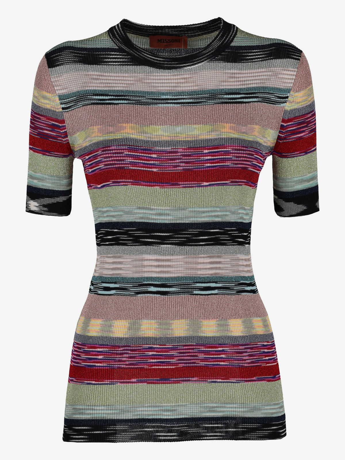 Missoni Knitted T-Shirt with Iconic Pattern W7426.28  Missoni 