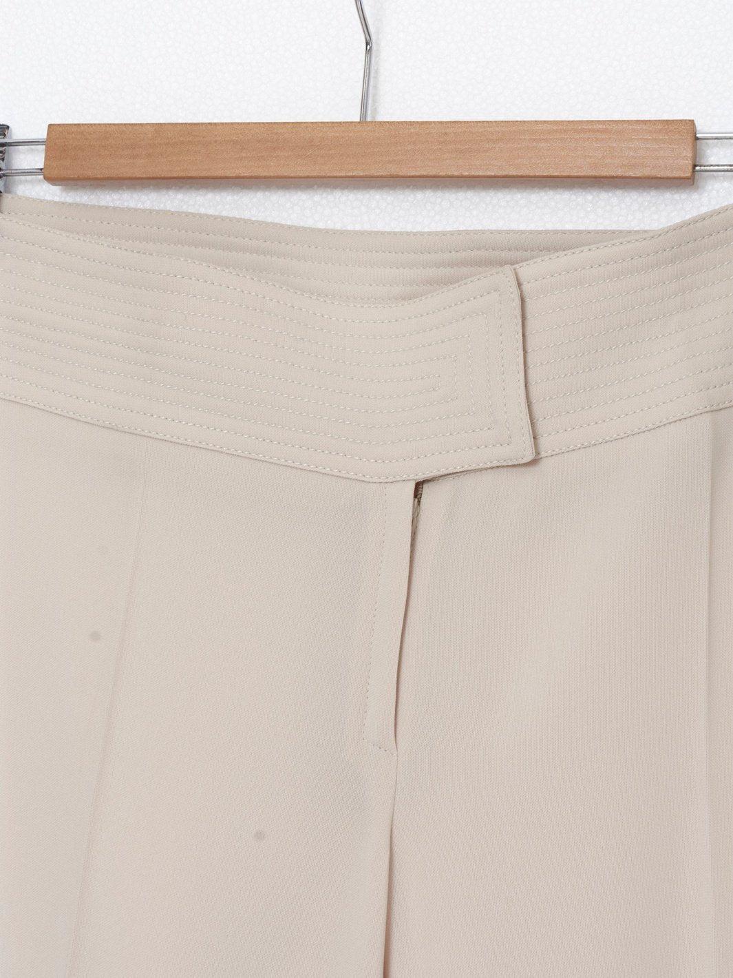 Y2K Ter et Bantine ivory-colored palazzo pants W22062107  Ter et Bantine 