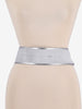 Vintage Silver Leather Belt