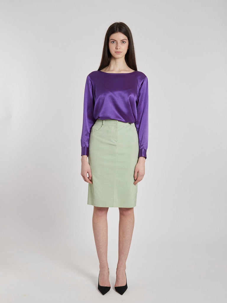1990s Christian Dior midi skirt in pistachio green W2202257  Christian Dior 
