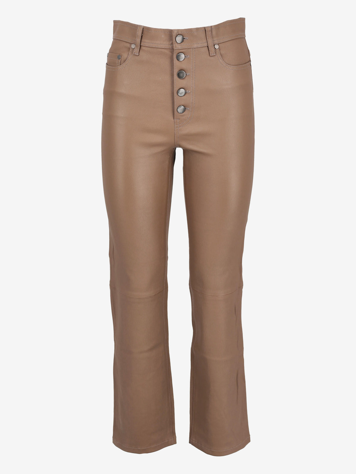 Vintage Straight-Leg Leather Pants W7426.56  Vintage 