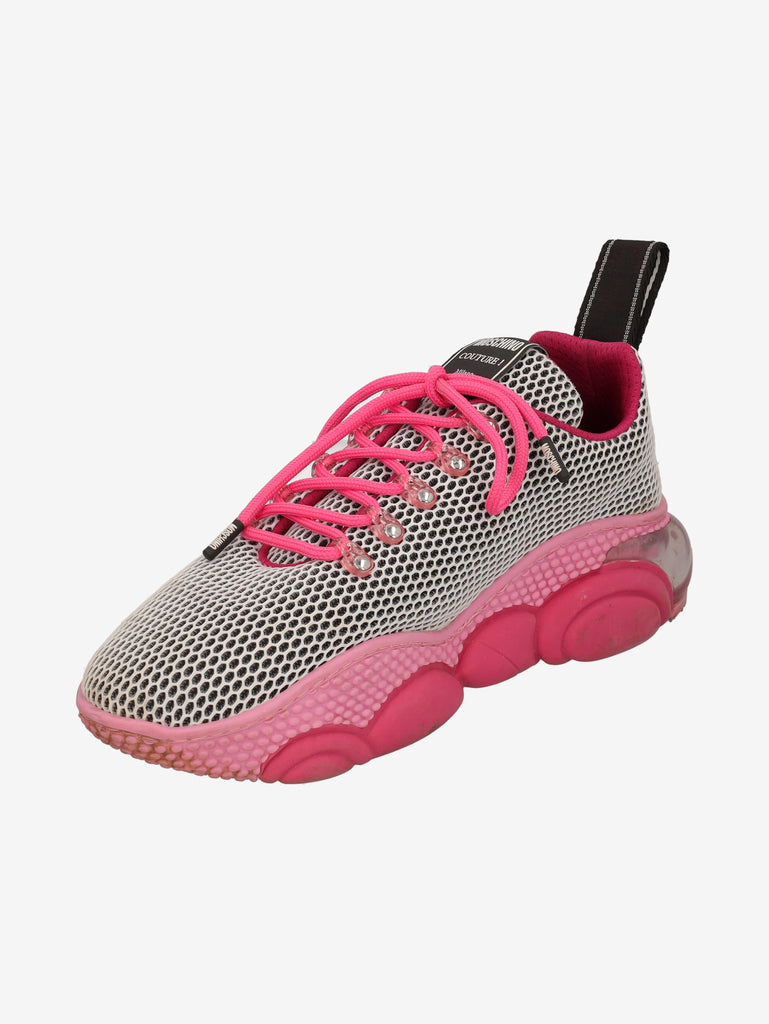 Moschino Fuchsia Teddy Sneakers WCV250874.03  Moschino 