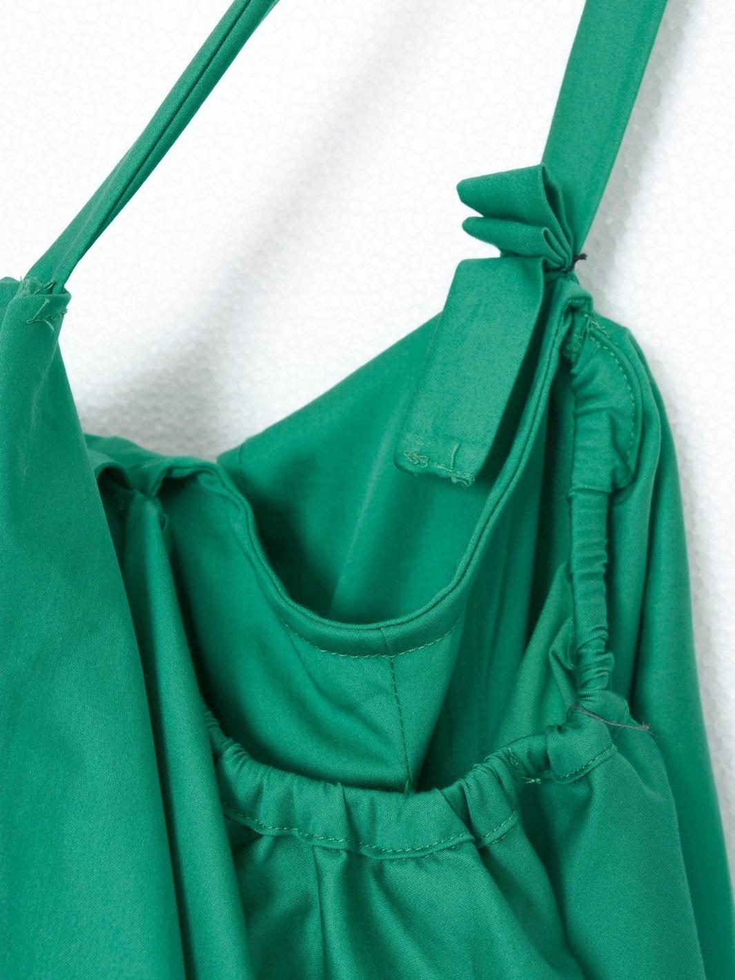 Y2K Alessandro De Benedetti green evening dress with ruffles W22051924  Alessandro De Benedetti 