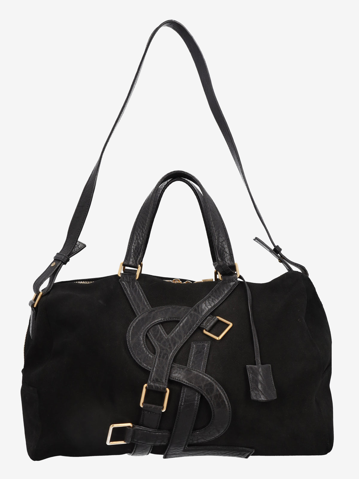 Yves Saint Laurent Vavin Duffle Bag in Suede and Leather WCV26.1.8  Yves Saint Laurent 