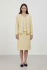 Chanel Boutique Yellow Wool Suit WCV13032025.81  Chanel 
