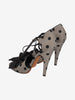 Moschino Polka Dot Bow Sandal Heels CVM234.20  Moschino 
