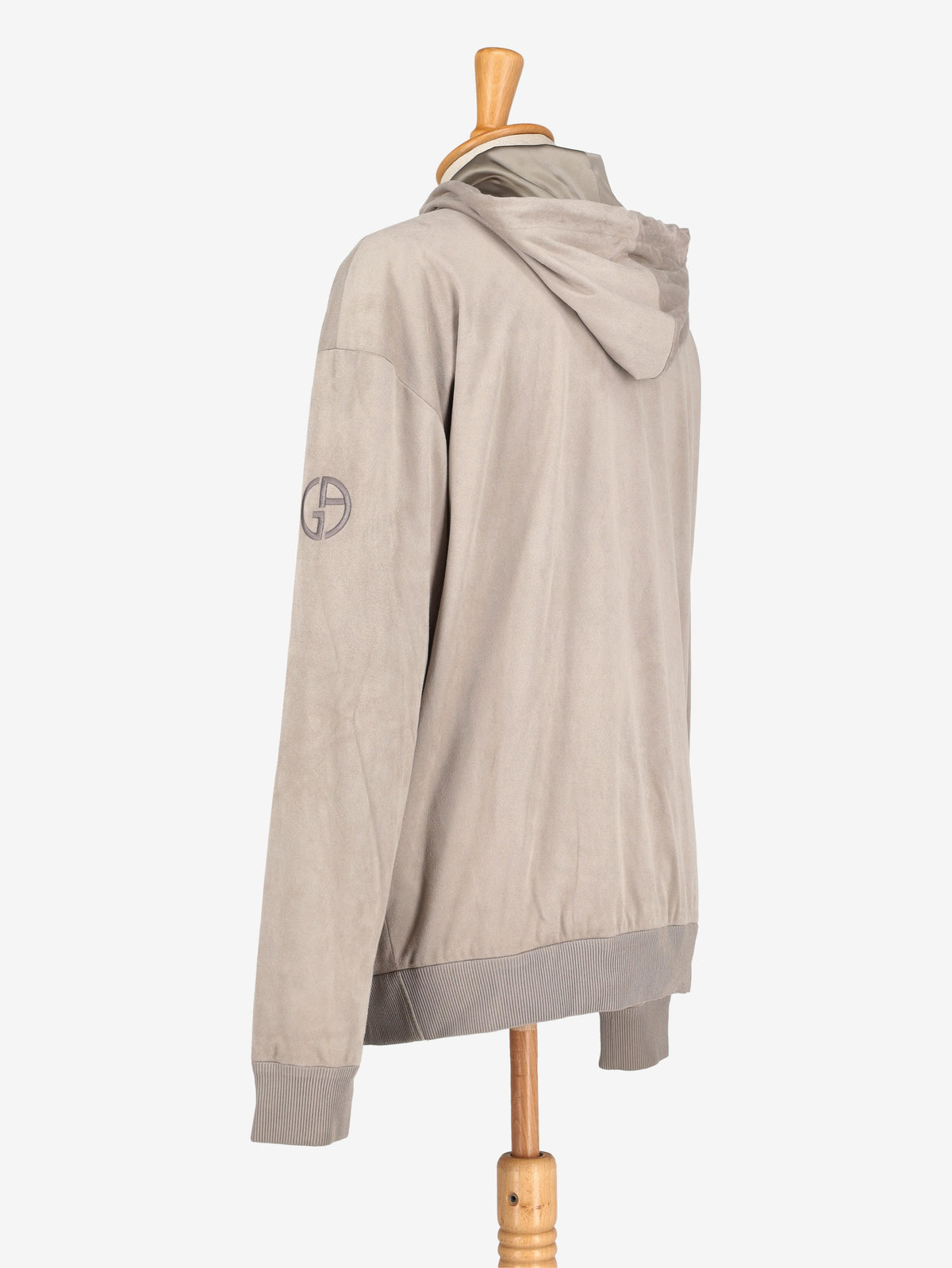 Giorgio Armani Grey Zip-Up Hoodie WCV112502  Giorgio Armani 