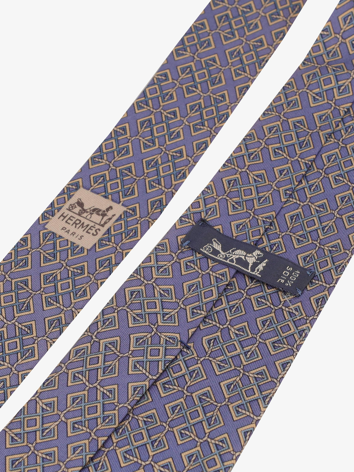 Hermès Patterned Tie 161225.42  Hermes 