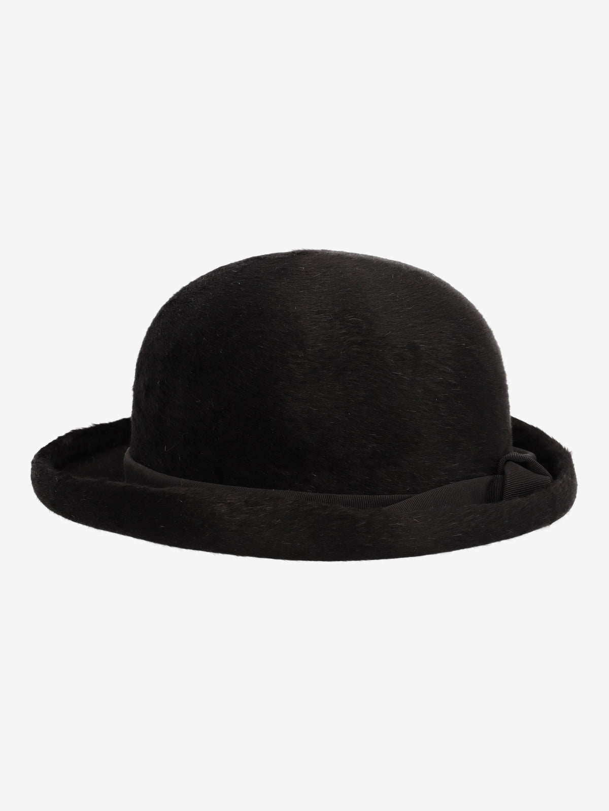 Vintage Black Bowler Hat 28426.2  Vintage 