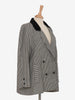 Vintage houndstooth wool jacket