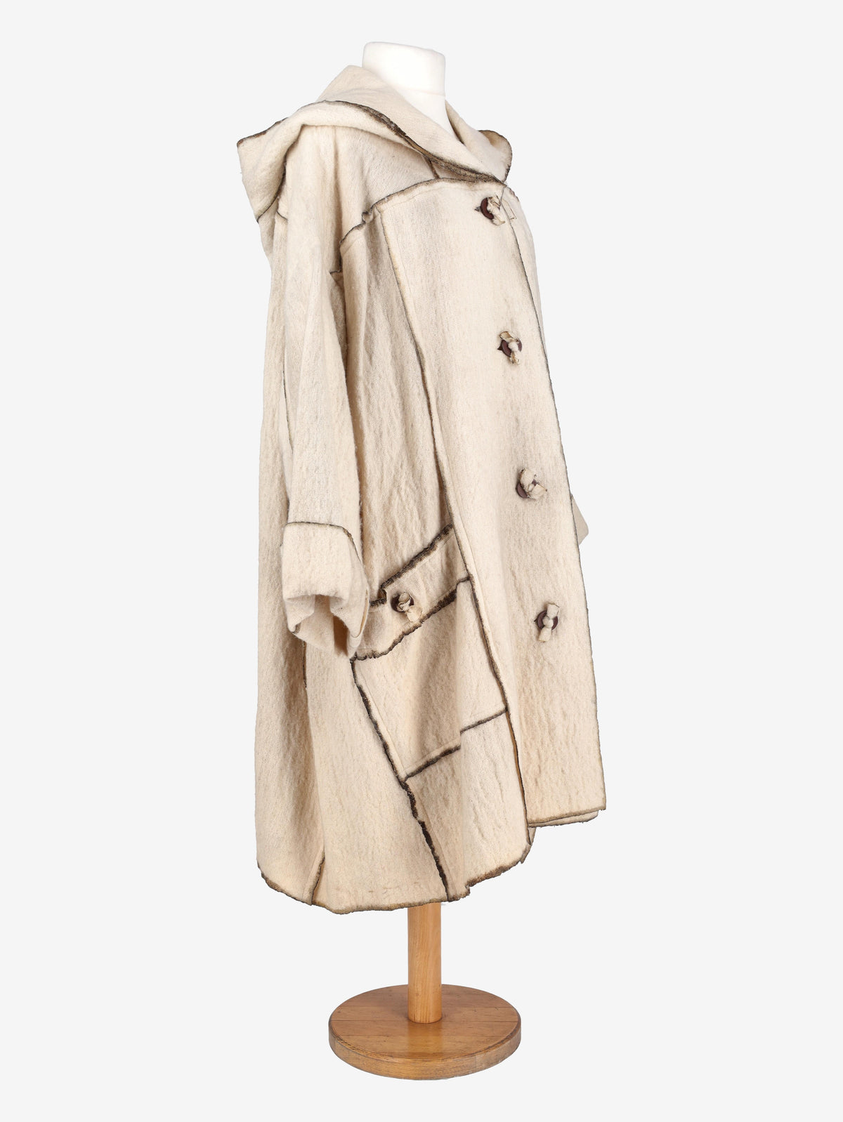Issey Miyake Wool Overcoat DM10043128  Miyake 