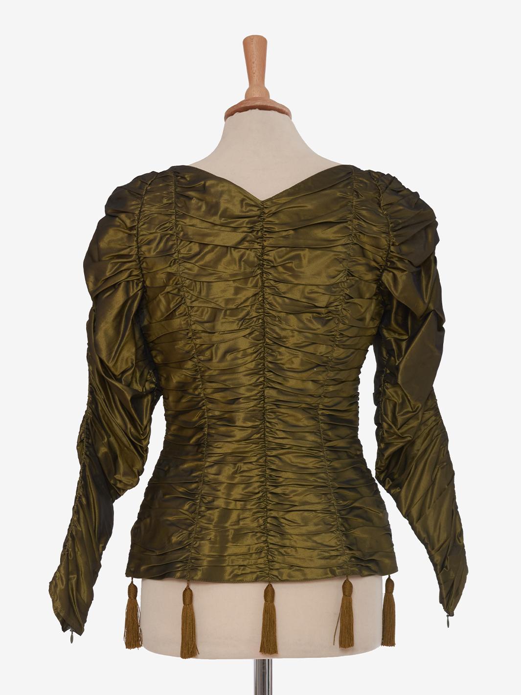 Top in seta drappeggiato di Lolita Lempicka