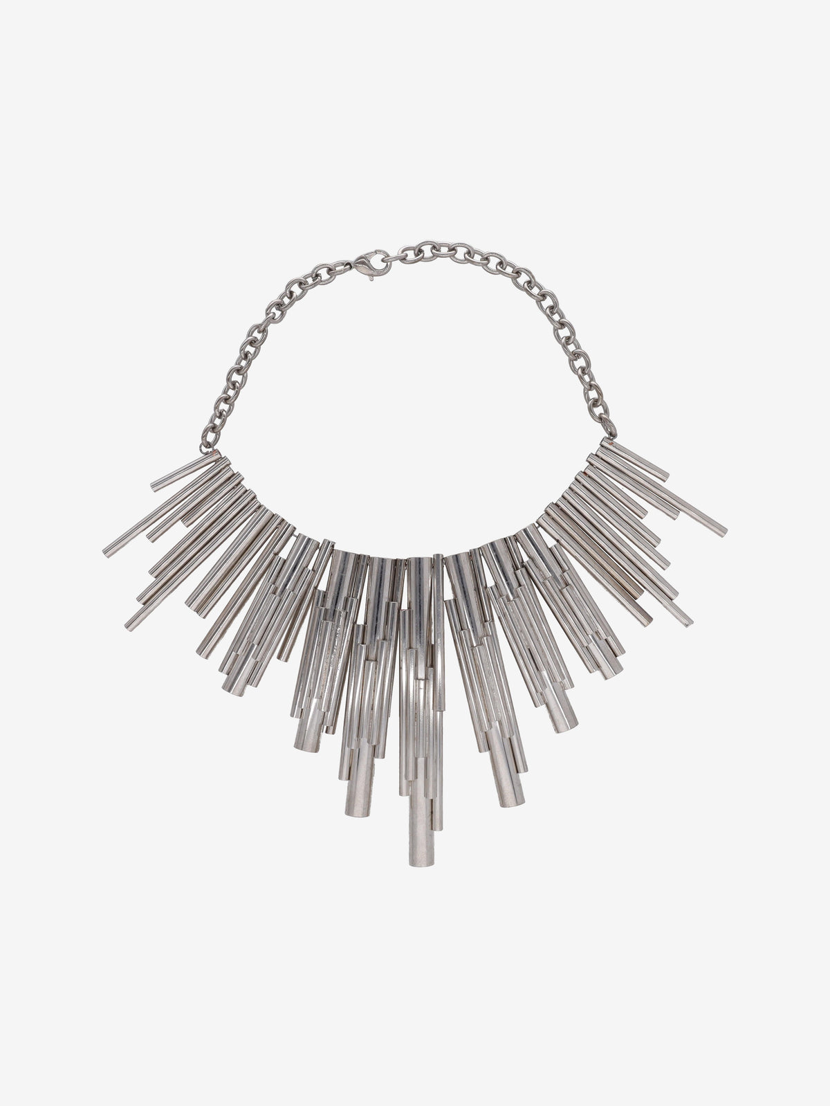 Vintage Metal Tubes Necklace MR031225.82  Vintage 