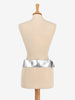 Vintage Silver Leather Belt