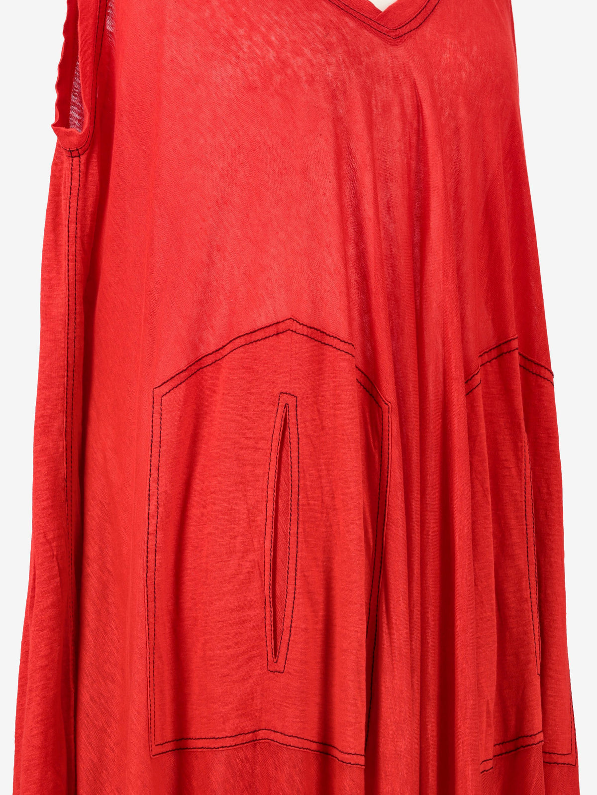 Mondrian Red Maxi Dress