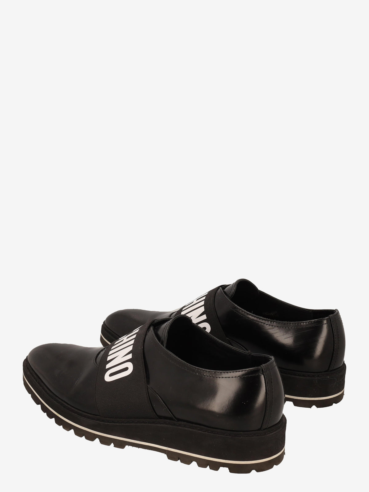 Moschino Men's Shoes in Black Patent Leather WCV250819.05  Moschino 