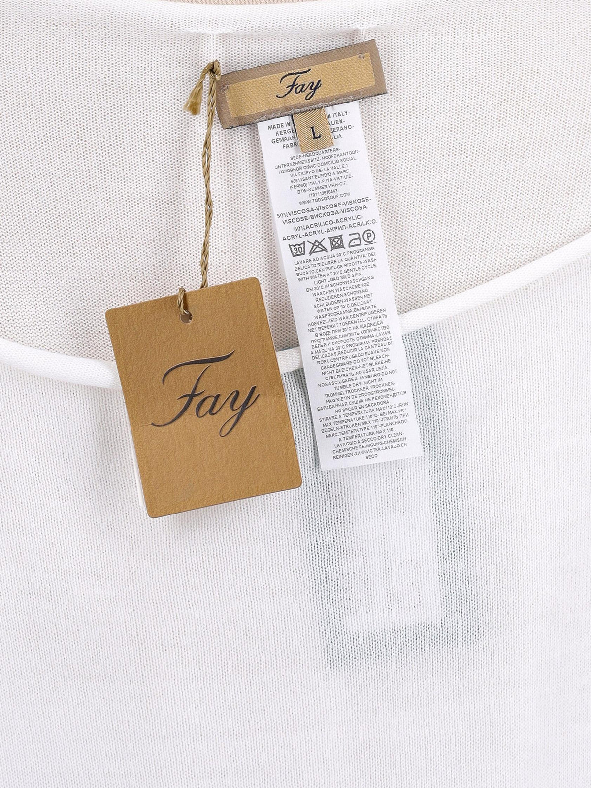 Fay Knitted Maxi Sweater WCV241010317  Fay 