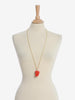 Collana di peperone rosso di Kenneth Jay Lane